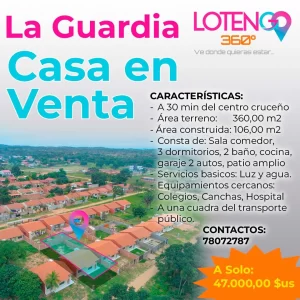 Lee más sobre el artículo Casas en Venta «La Guardia»